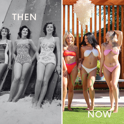 Swimsuit Then vs. Bikini Now: A Stylish Evolution