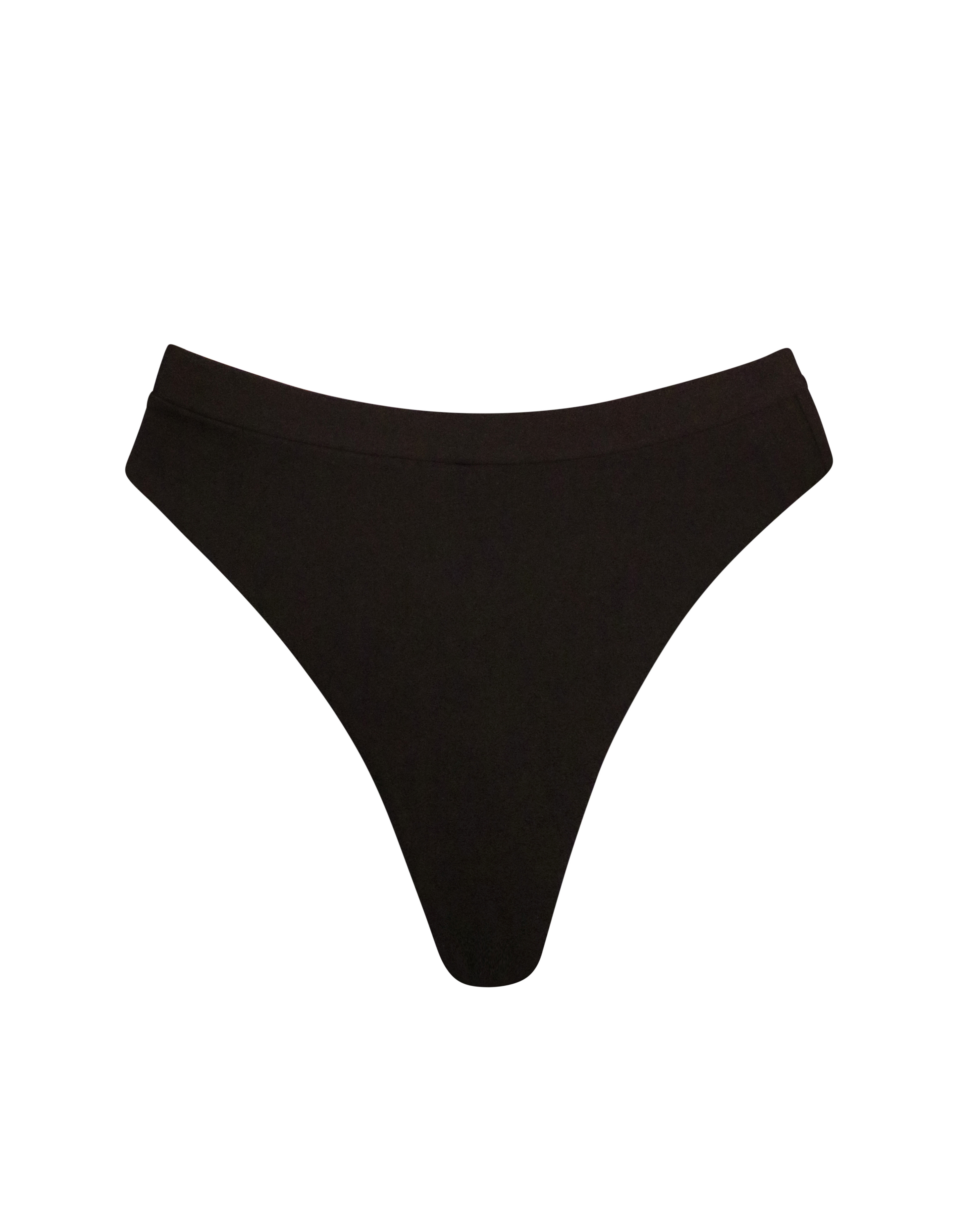 Mid-rise Bikini Bottom Black