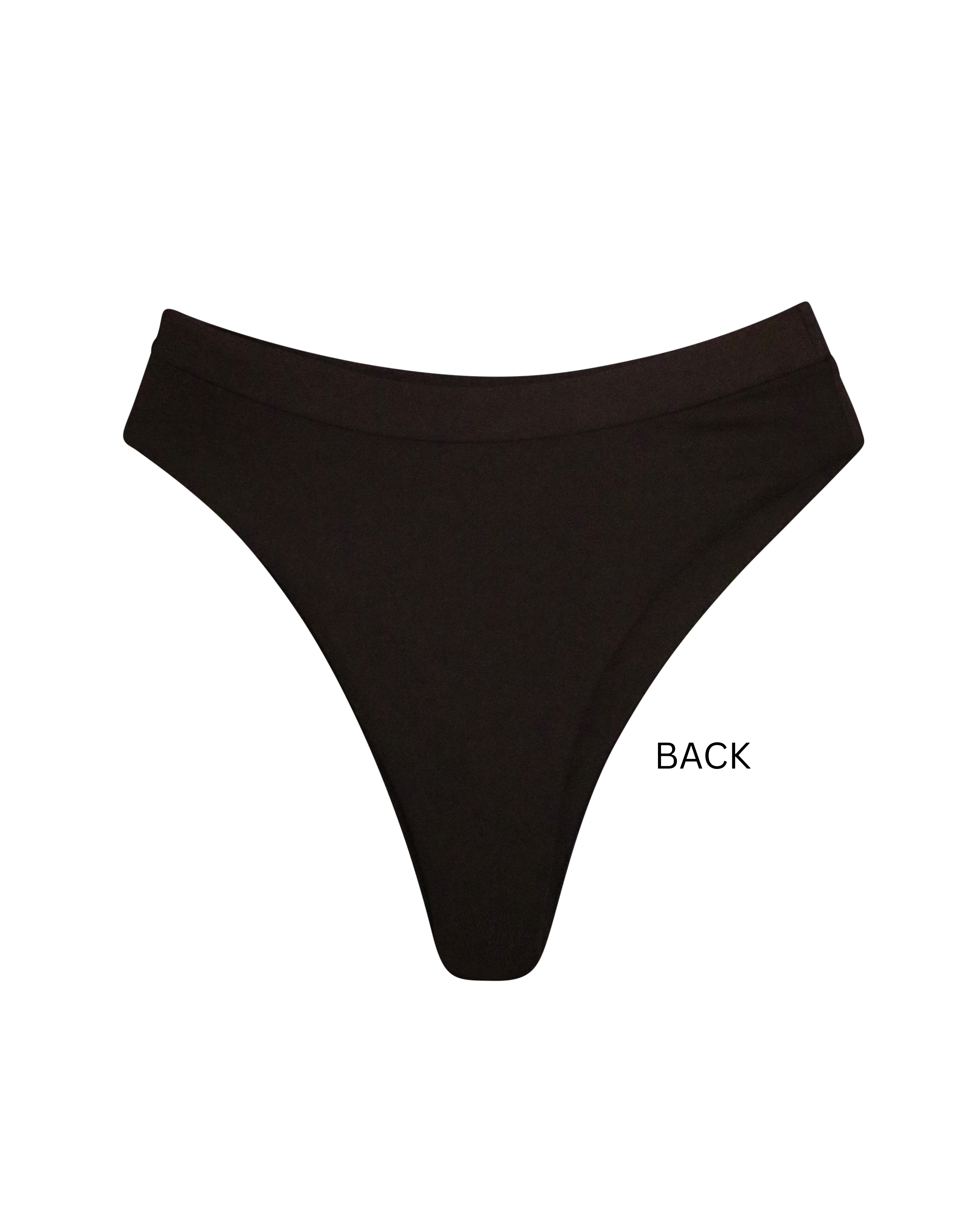 Mid-rise Bikini Bottom Black