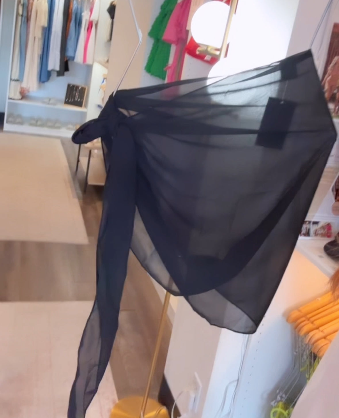 Bikini wrap sheer swimsuit cover up