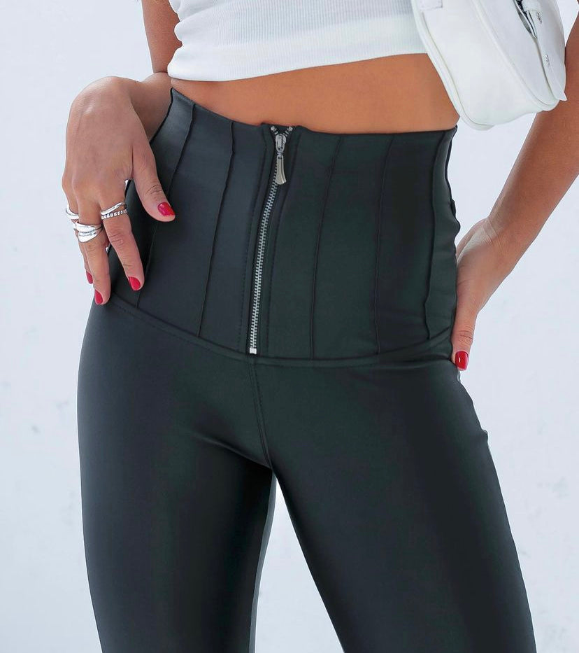 Khloe tummy control pants black