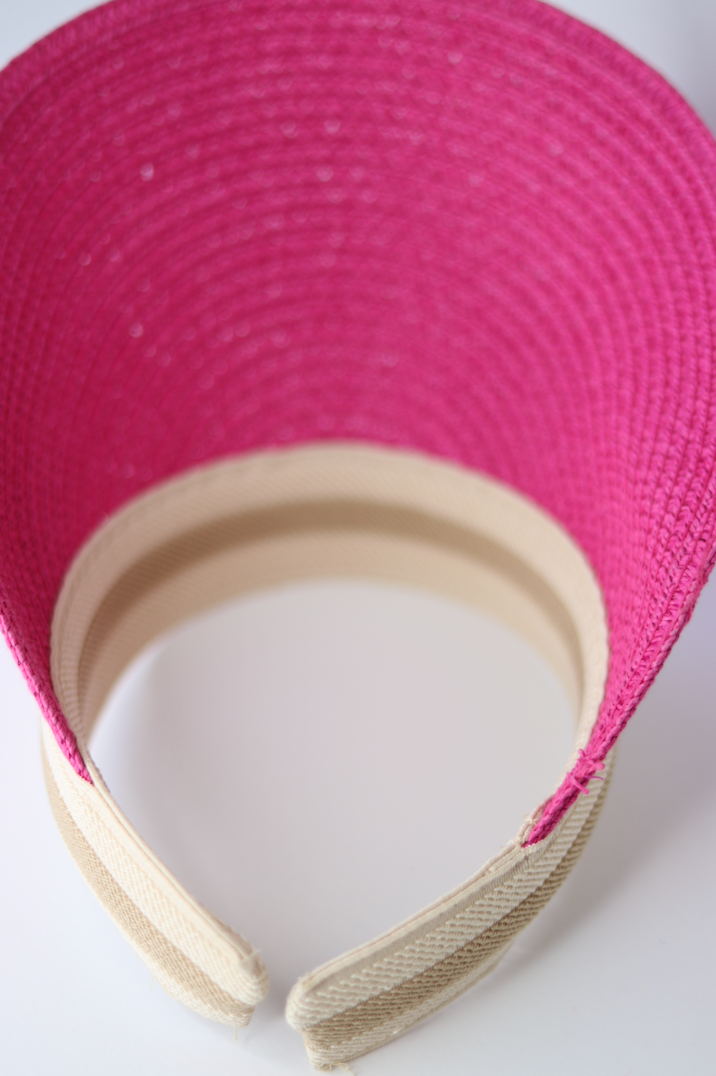 Women's Sun Visor Hat Pink