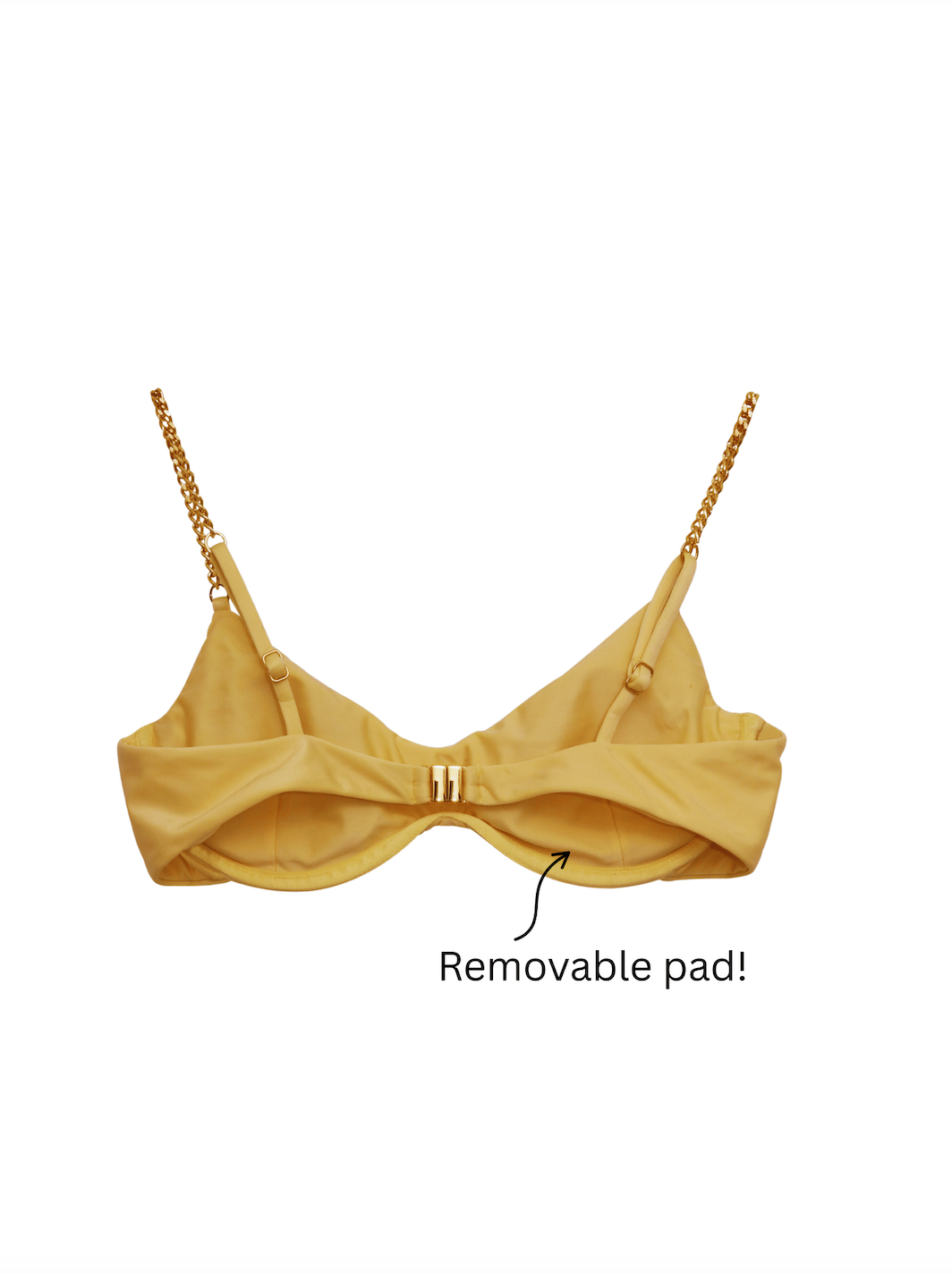 Muse Underwire Bikini Top Yellow