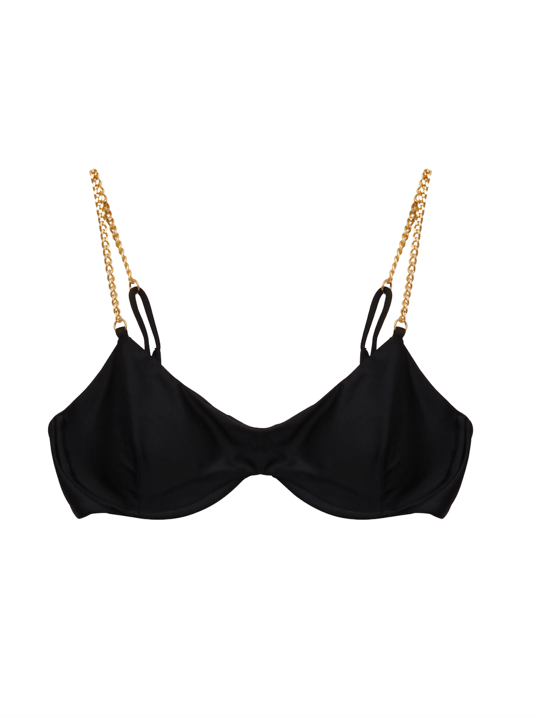 Muse Underwire Bikini Top Black
