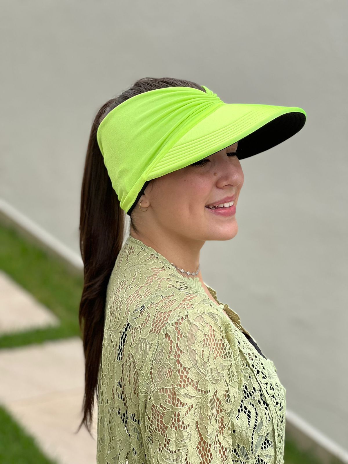 Women's Sun Visor, Turban Visor, Brazilian Cap , Double-Sided