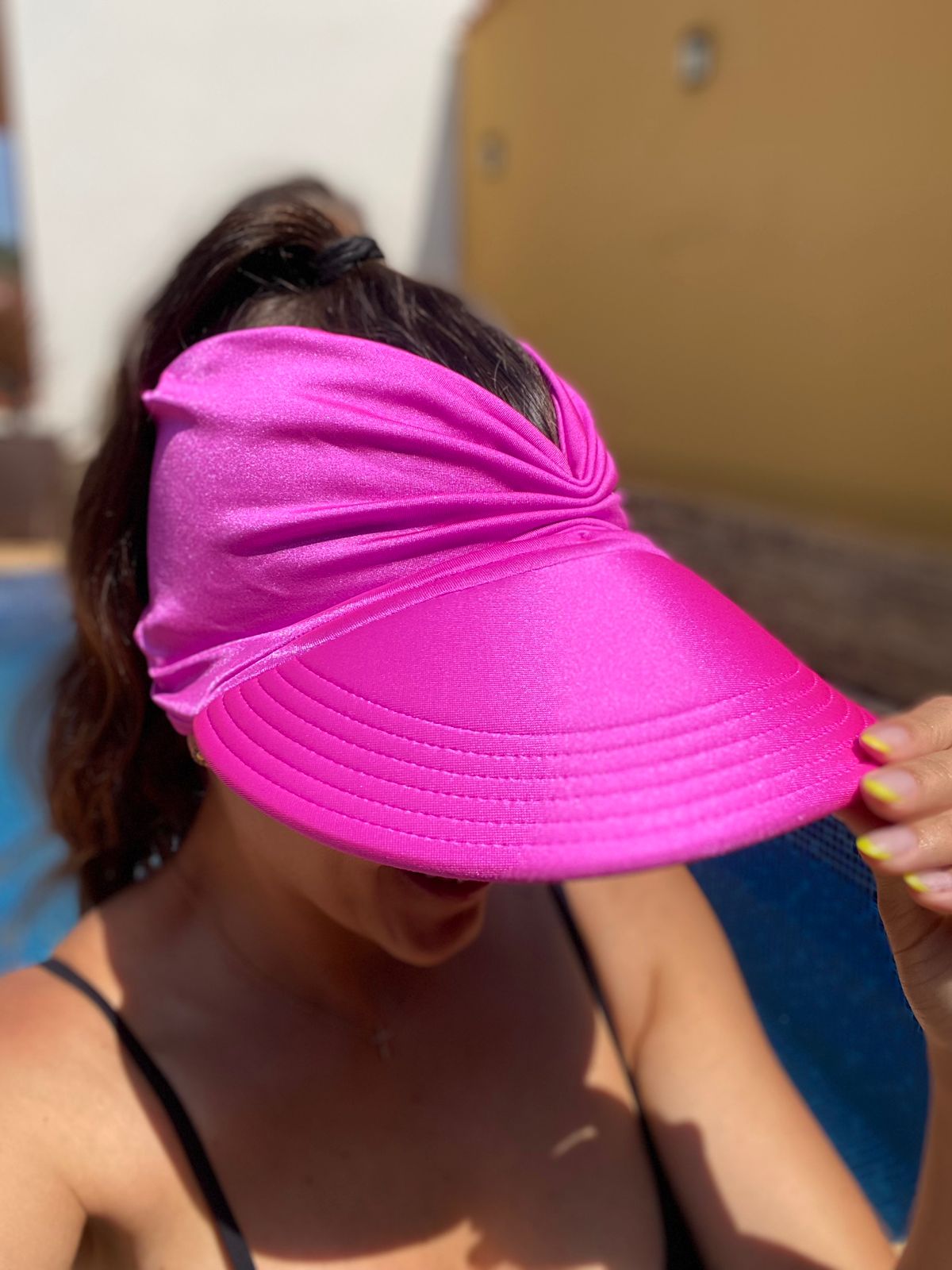 Women's Sun Visor, Turban Visor, Brazilian Cap , 50+ UV Protection