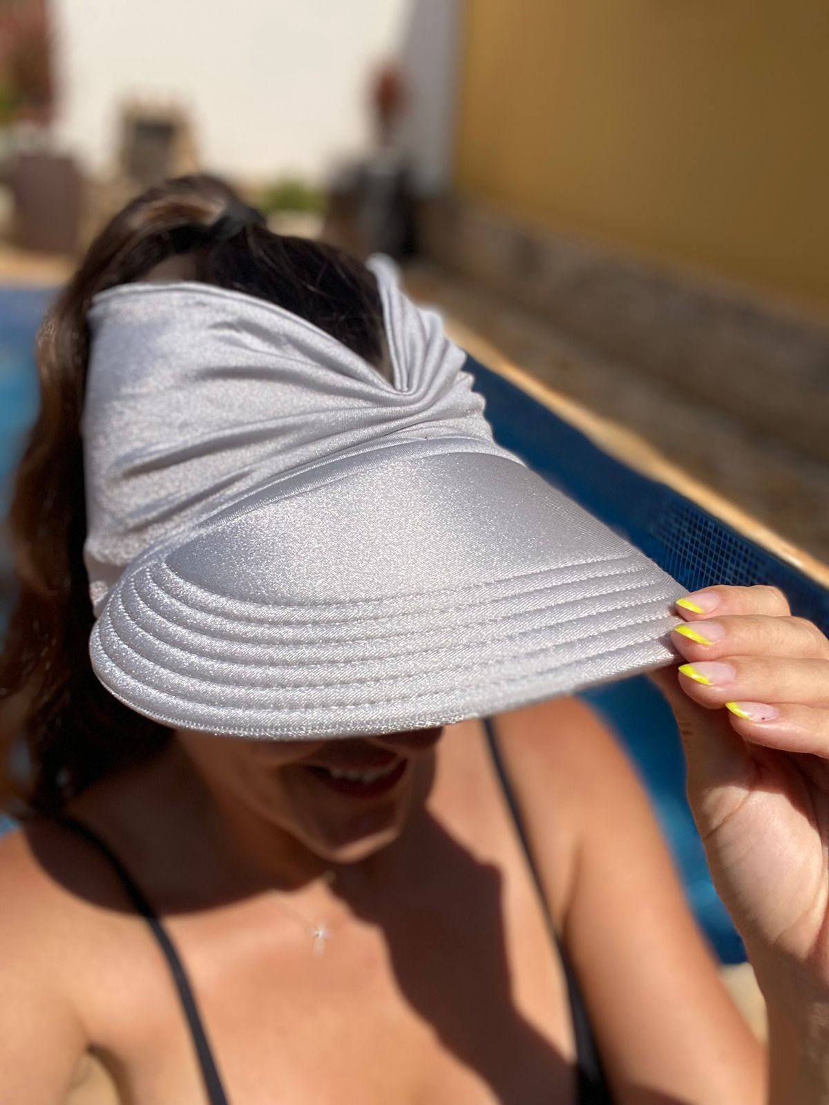 Women's Sun Visor, Turban Visor, Brazilian Cap , 50+ UV Protection