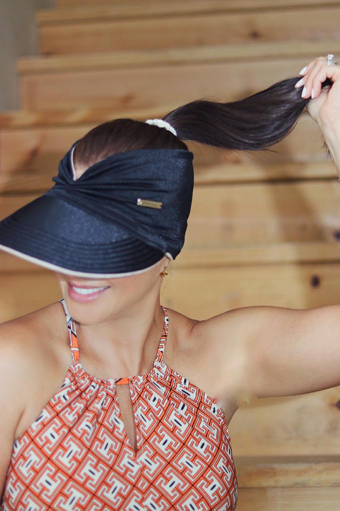 Women's Sun Visor, Turban Visor, Brazilian Cap, Double-sided