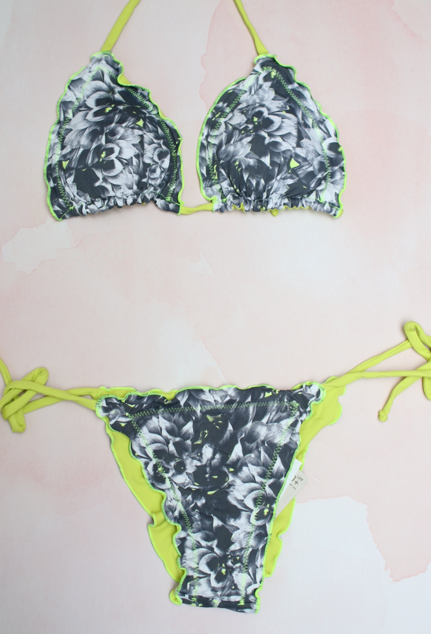 Ecological Ruffle Bikini Set